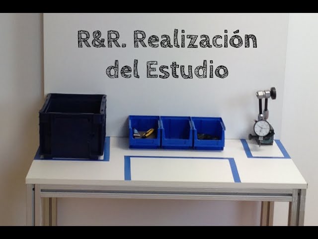 Estudio R&R. Video 3: Realización del Estudio
